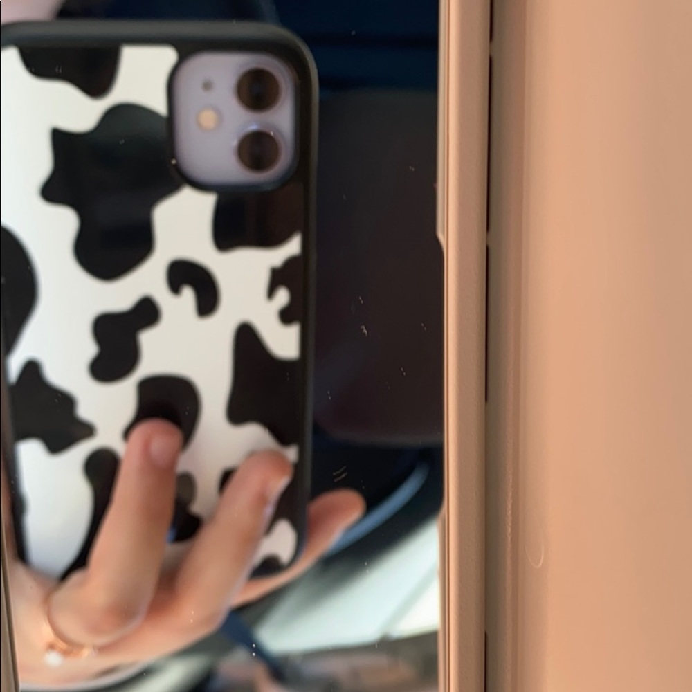 iPhone 11 cow print case